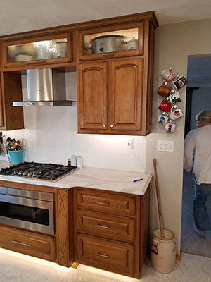 Bath Vanity and Mirror