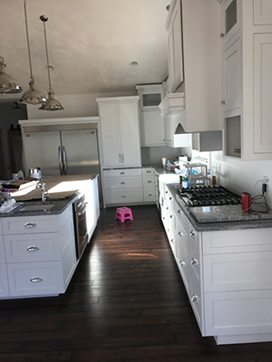 Bath Vanity and Mirror